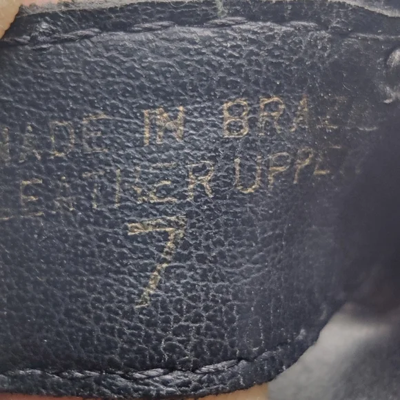 Steve Madden Wood Platform Wedge Heels Leather Ankle Strap Open Toe Sz 7 #224 - Picture 11 of 13